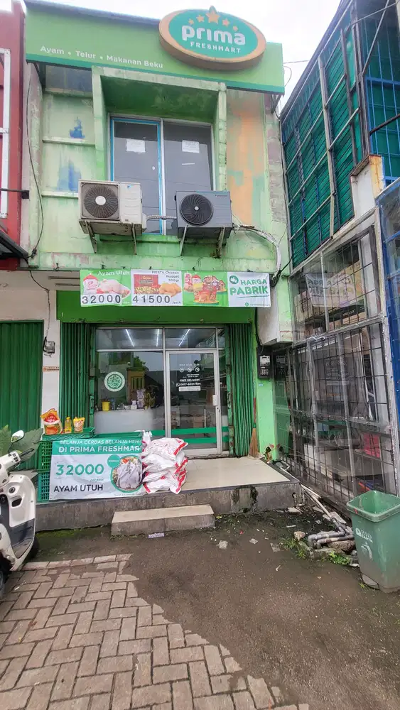 Ruko 2 Lantai Hadap jalan Raya di Serua Residence Depok