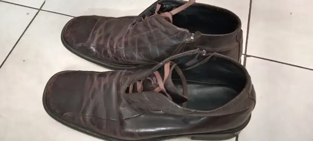Sepatu boots pria Kulit Ori