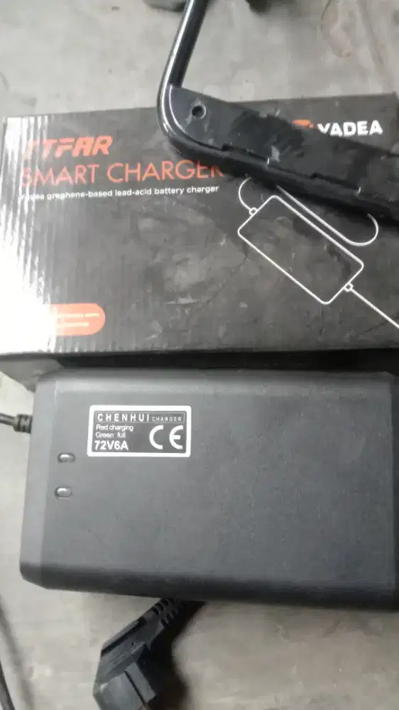 Charger motor listrik Yadea