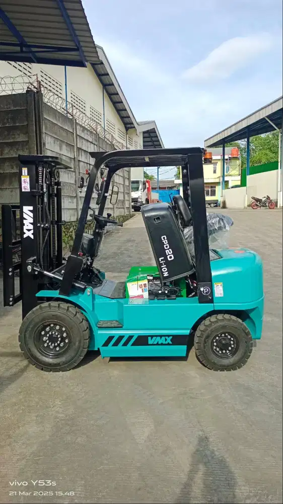 jual Forklift Mitsubishi solar-Electric Forklift Lithium merk Vmax