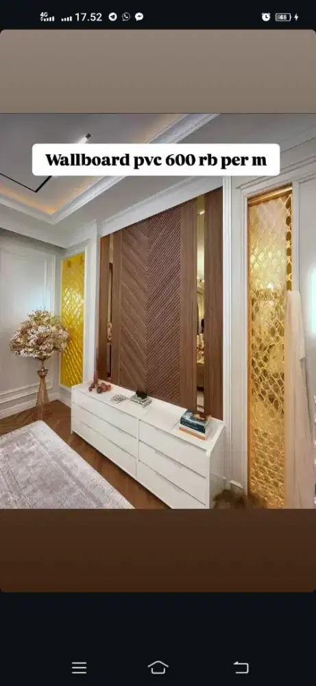Interior rumah molding