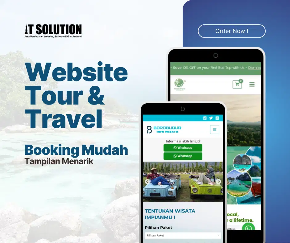 Jasa Pembuatan Website Tour & Travel – Modern & Profesional