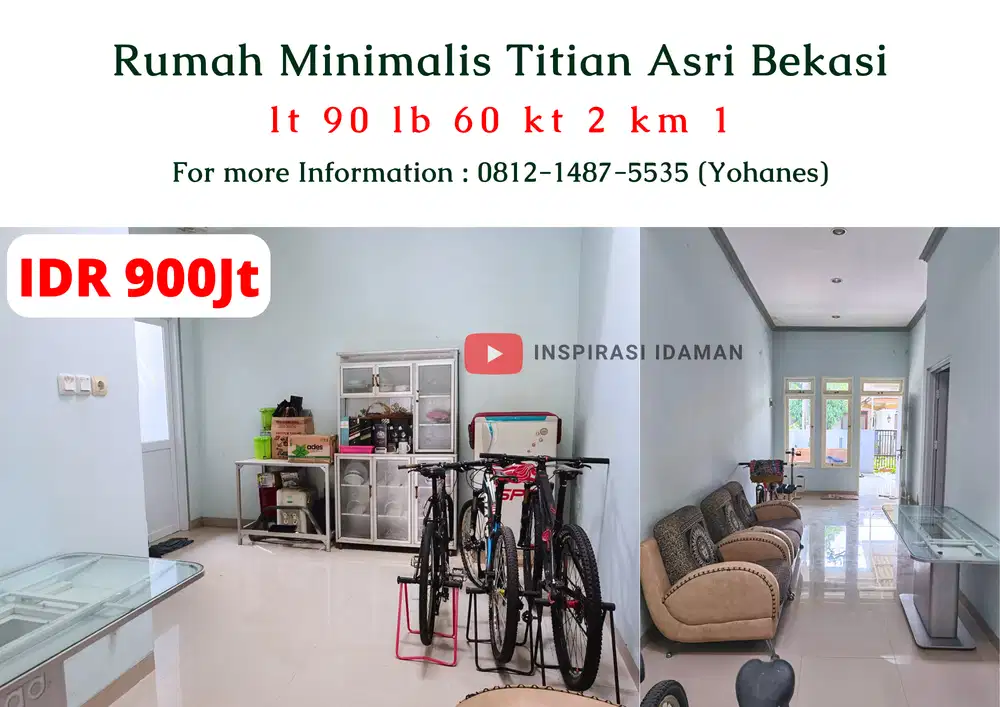 Rumah Minimalis Titian Asri Bekasi
