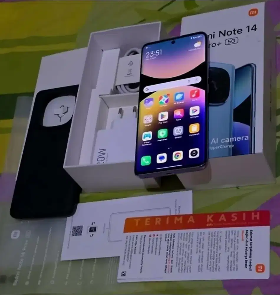 Jual hp bekas REDMI NOTE 14 PRO plus + 5G istimewa mulus