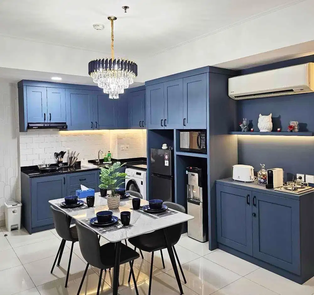 di sewa apartemen the mansion jasmine Kemayoran full furnish premium 2 BR luas 76 m2