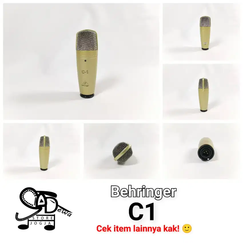 BEHRINGER C1 MIC CONDENSER C 1 CONDENSOR MICROPHONE