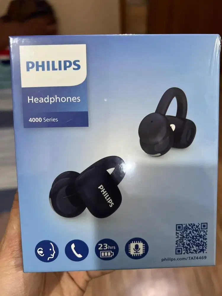 Philips TAT4469 Open-Ear Clip Wireless Stereo Bluetooth Earphone
