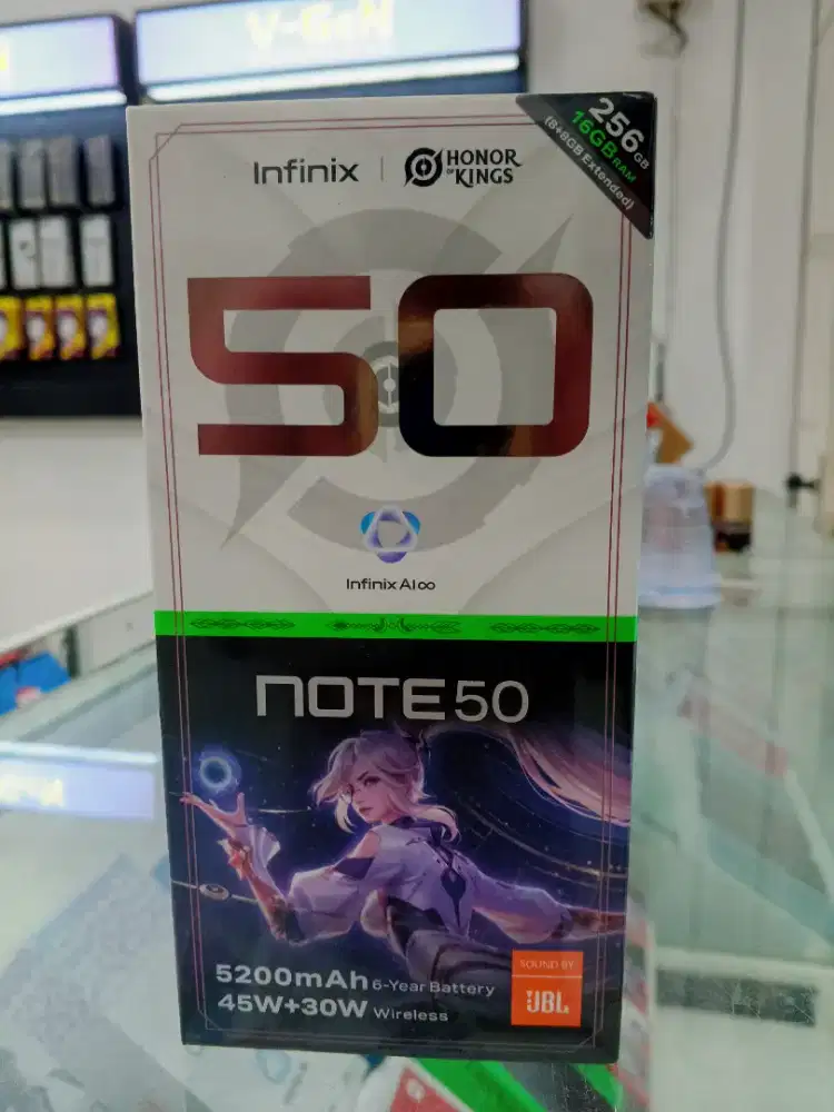 Infinix note 50 ram 8 Rom 256gb wireless charging