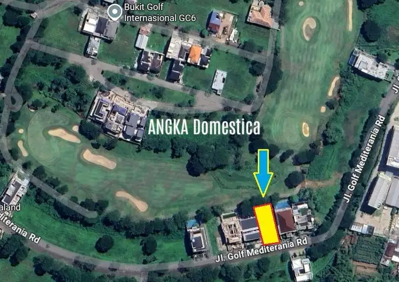 Tanah Citraland Long Golf View 2 Sisi Sekaligus di Somerset Bukit Golf Mediterania Surabaya Barat