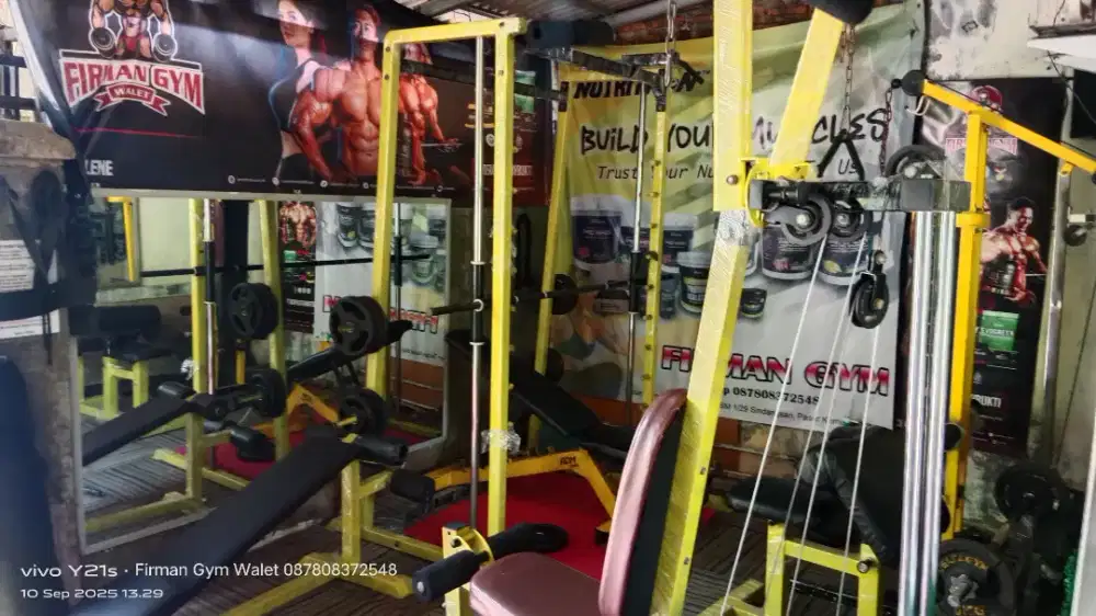 Jual alat gym full sett siap buka usaha fitnes center