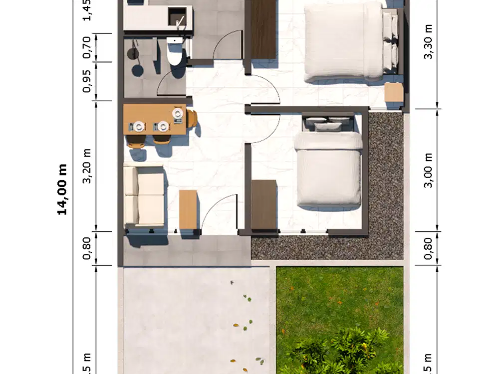 Rumah Murah Lokasi Strategis Hanya 3 Menit Ke Pusat Kota Langsa, Aceh