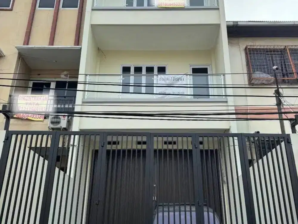 Disewakan Cepat Ruko Bangunan Baru dan Bebas Banjir di Taman Cosmos Bi