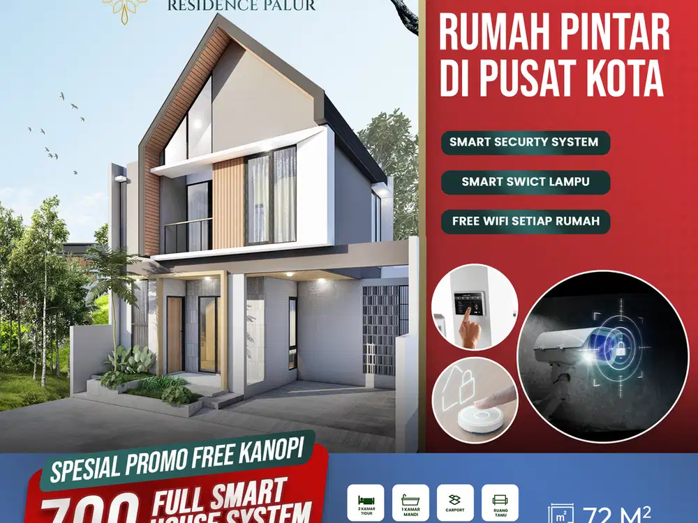 Rumah 2 Lantai sistem Smart House