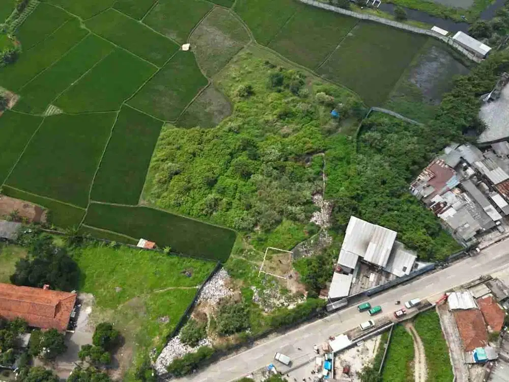 Dijual Tanah Datar di jalan Raya Nanjung margasih