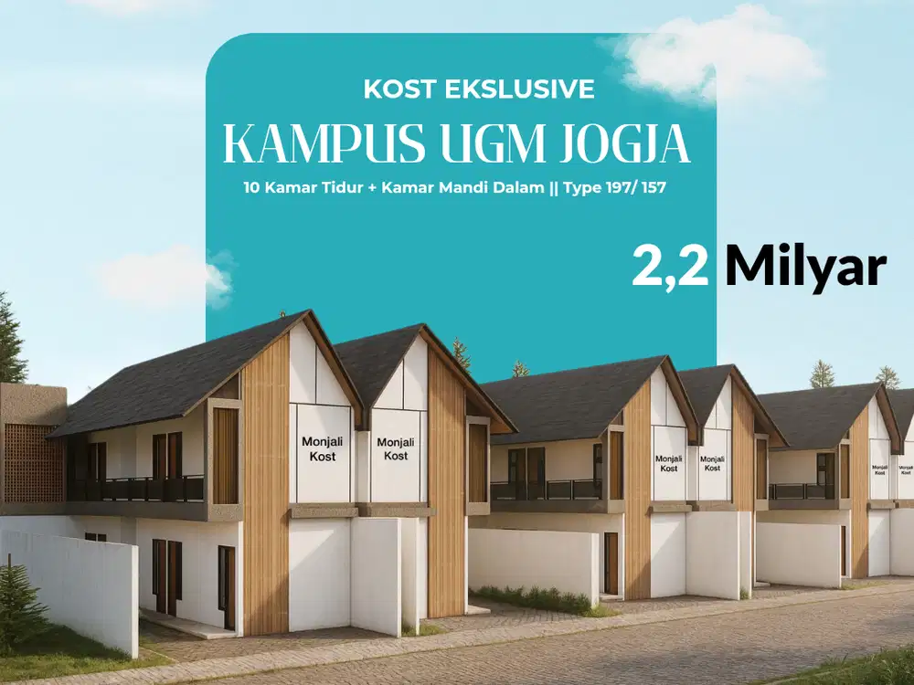 Dijual Kos Jogja: Kampus UGM, UNY, UTY Dekat. Akses Pintu Tol