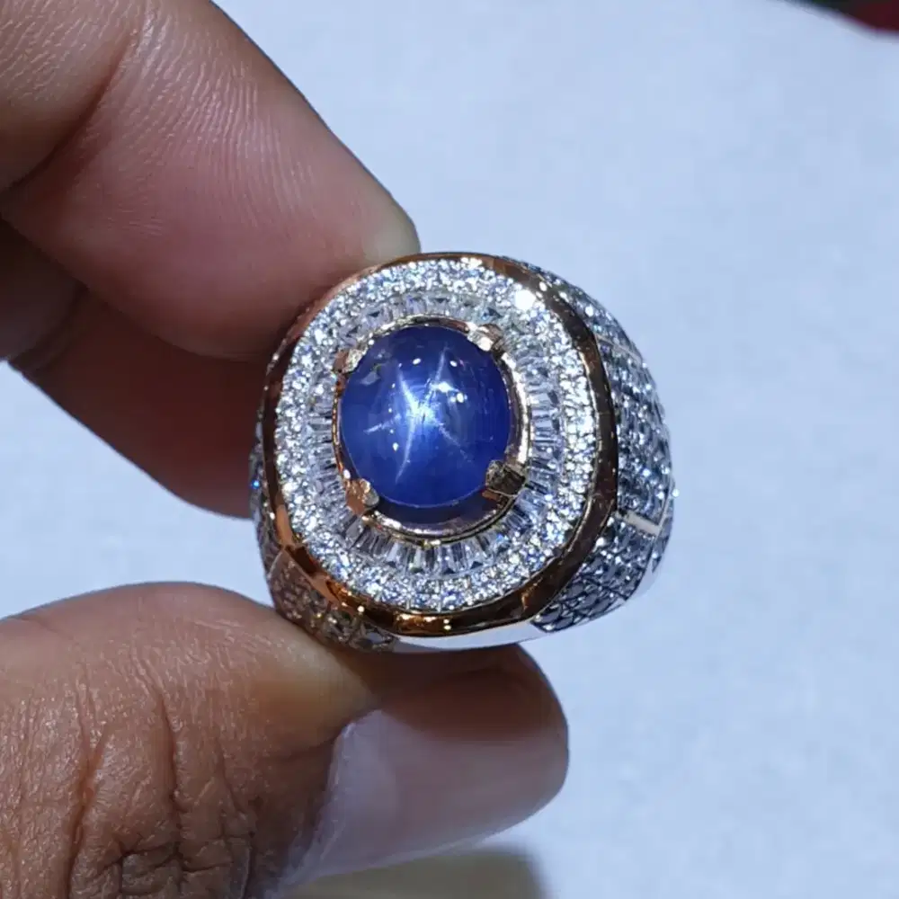 Natural Star Blue Sapphire Burma 4.42 crt