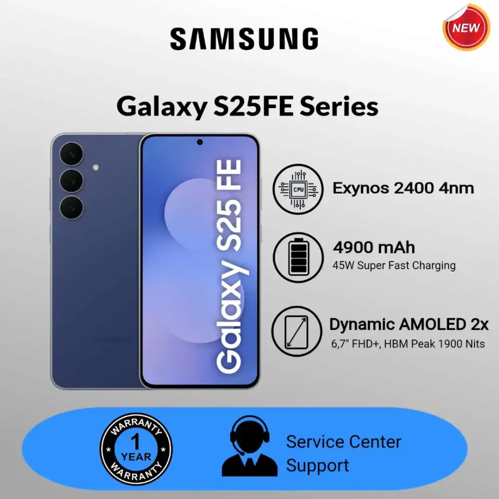 Samsung Galaxy S25FE 256gb Resmi 1th SEIN