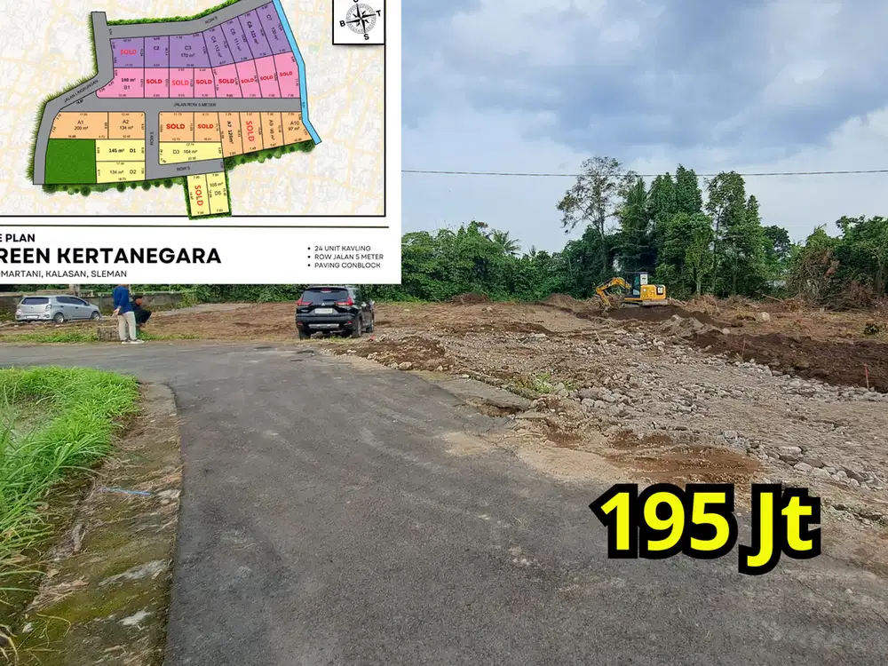 195 Juta Dijual Tanah Di Kalasan Dekat Exit Tol Jogja