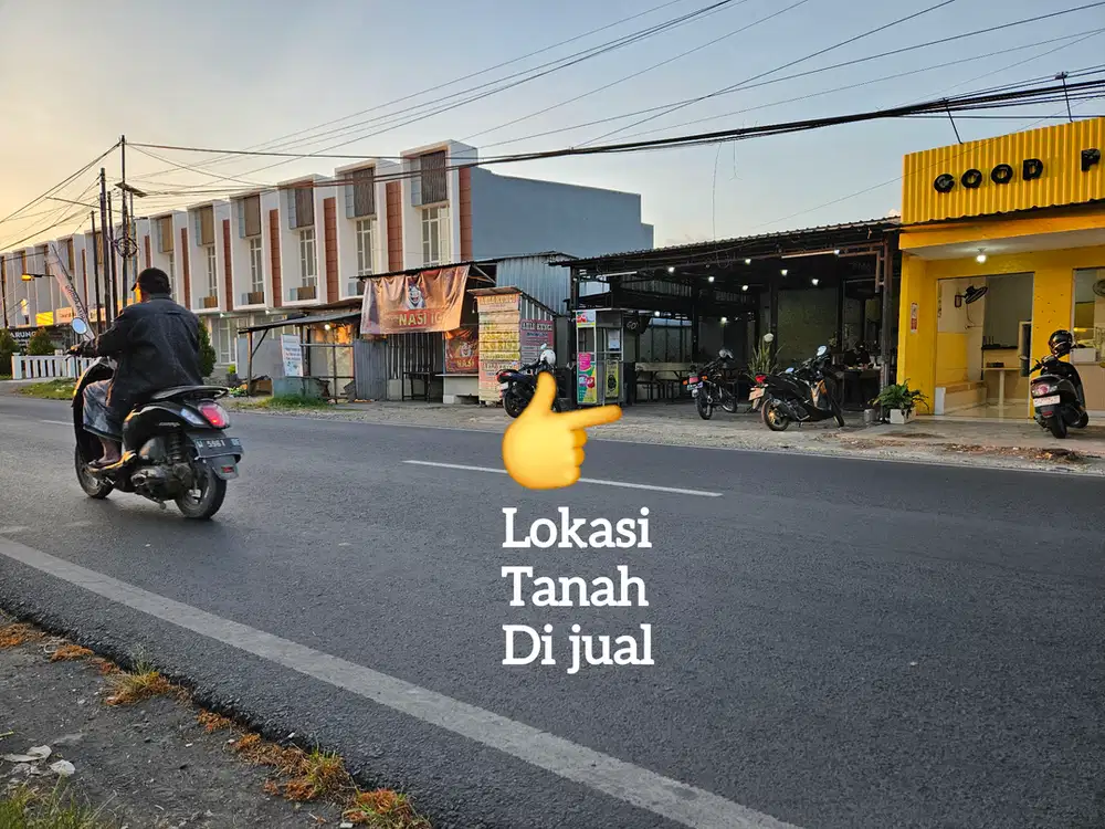 Termurah 1, 2 juta/meter lahan nol jalan raya pasar cerme gresik