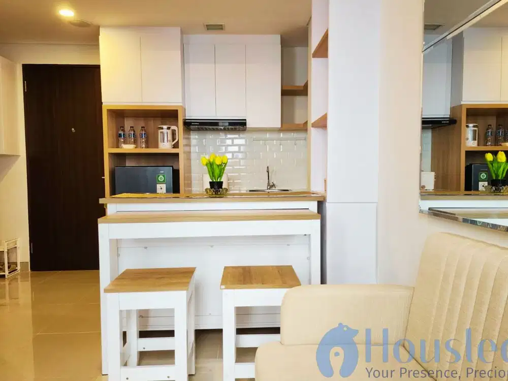 DISEWAKAN APARTEMEN TRANS PARK CIBUBUR 2BR YANG COZY FULL FURNISH