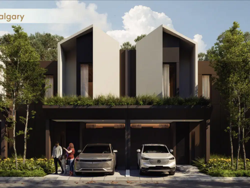 Rumah Modern 2 lantai di perumahan Citaville Cibubur