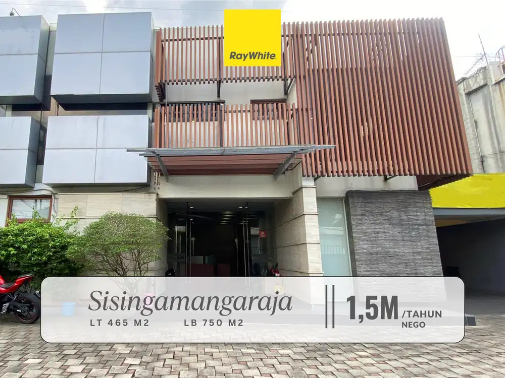 DISEWA CEPAT! KANTOR SIAP PAKAI DI JL SISINGAMANGARAJA, KEBAYORAN BARU