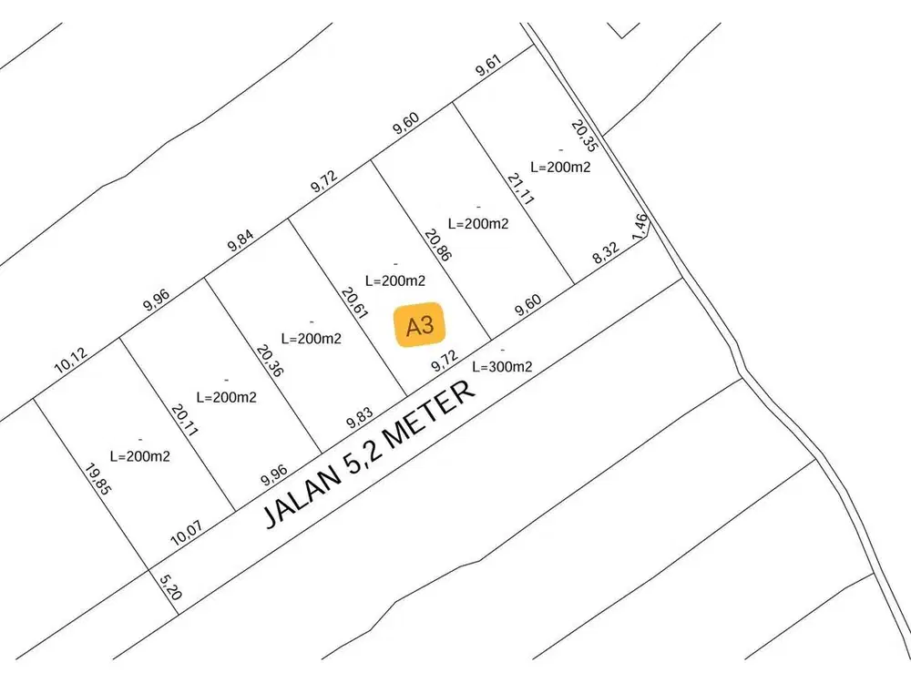 Tanah Kavling strategis di kediri Tabanan Dekat pusat kota dan pantai