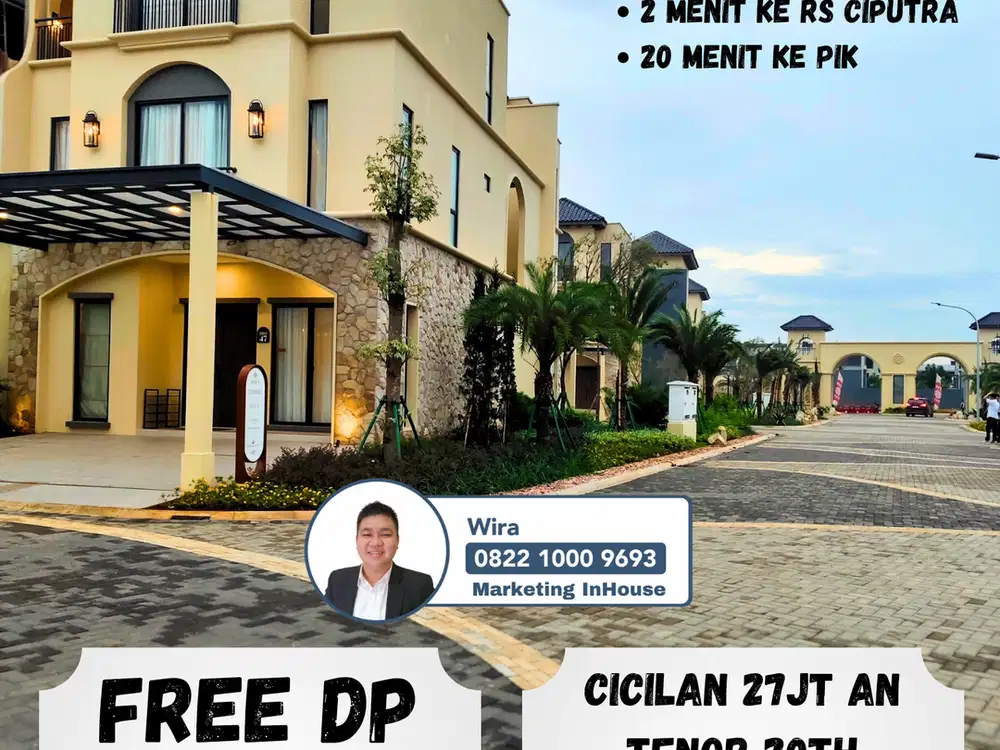 Rumah Citra 8 Jakarta, Free PPN Free DP