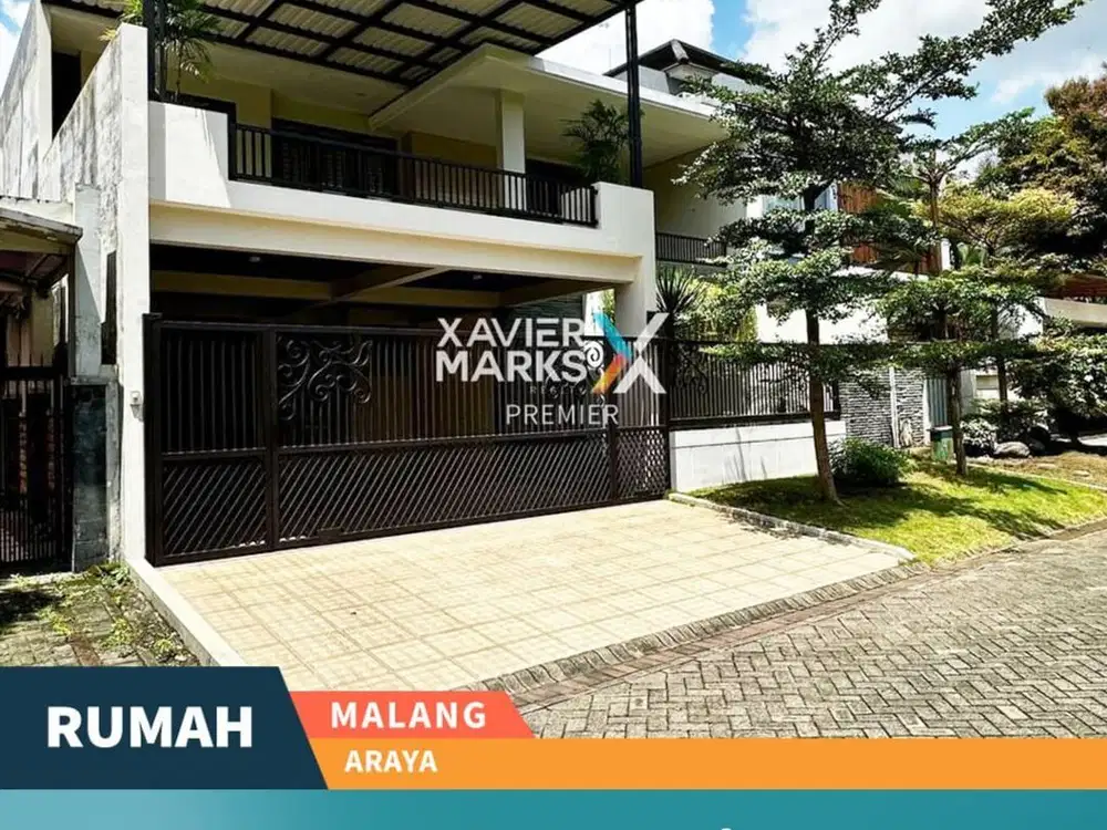 Jarang Ada Rumah Sejuk Modern Tropis di Taman Golf Megah Araya Malang