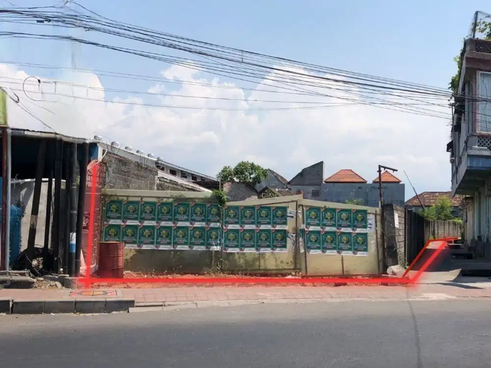 Tanah pinggir jalan utama Pusat Kota Singaraja