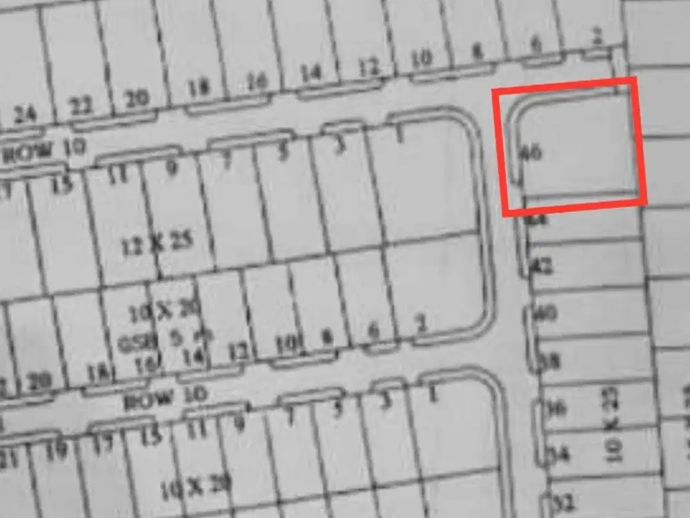 dijual murah tanah golf araya posisi hook