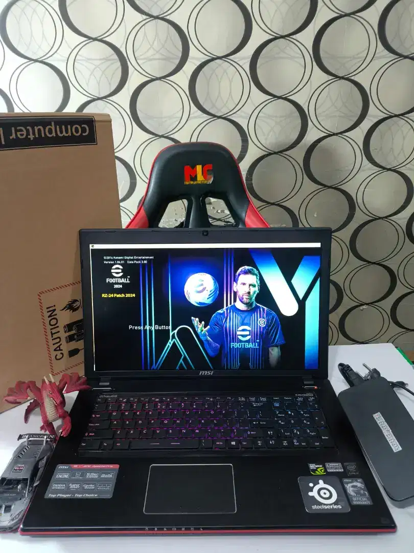 MSI Apache Pro 17 GE70 Core i7 RAM 16GB SSD Dual VGA Nvidia