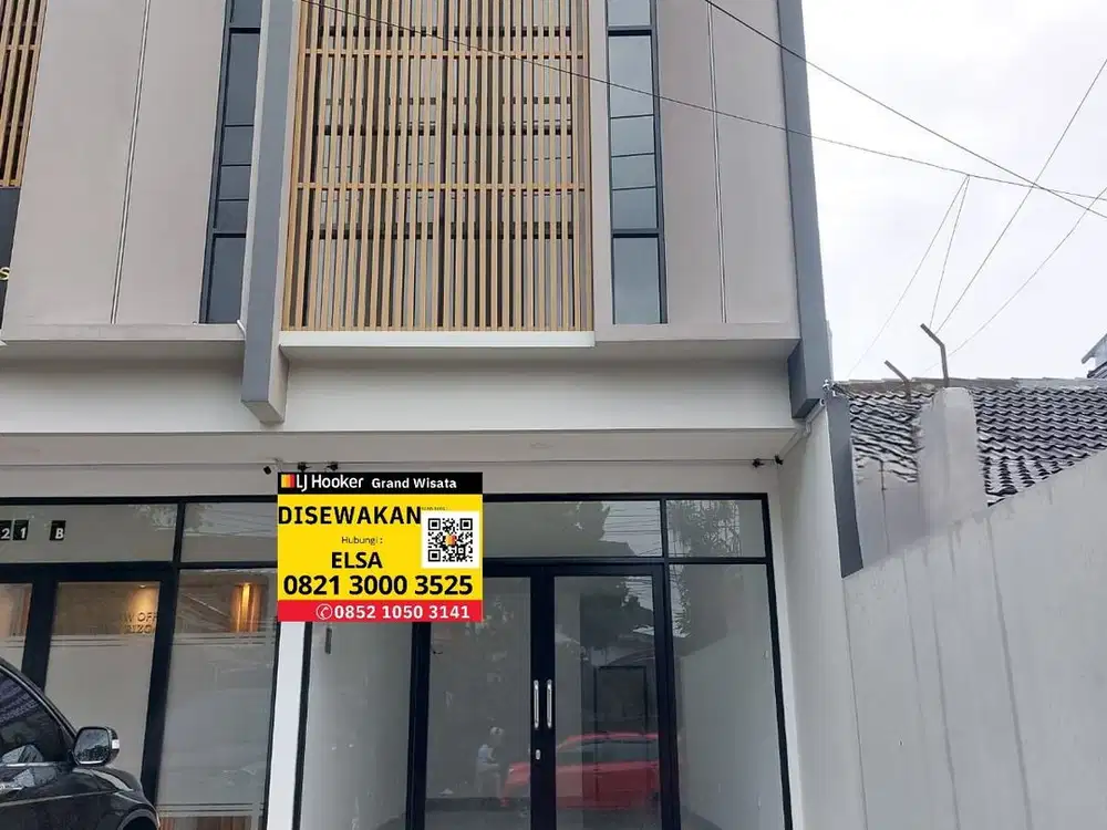 Disewakan Ruko Baru 2 Lantai Siap Pakai di Antapani Bandung