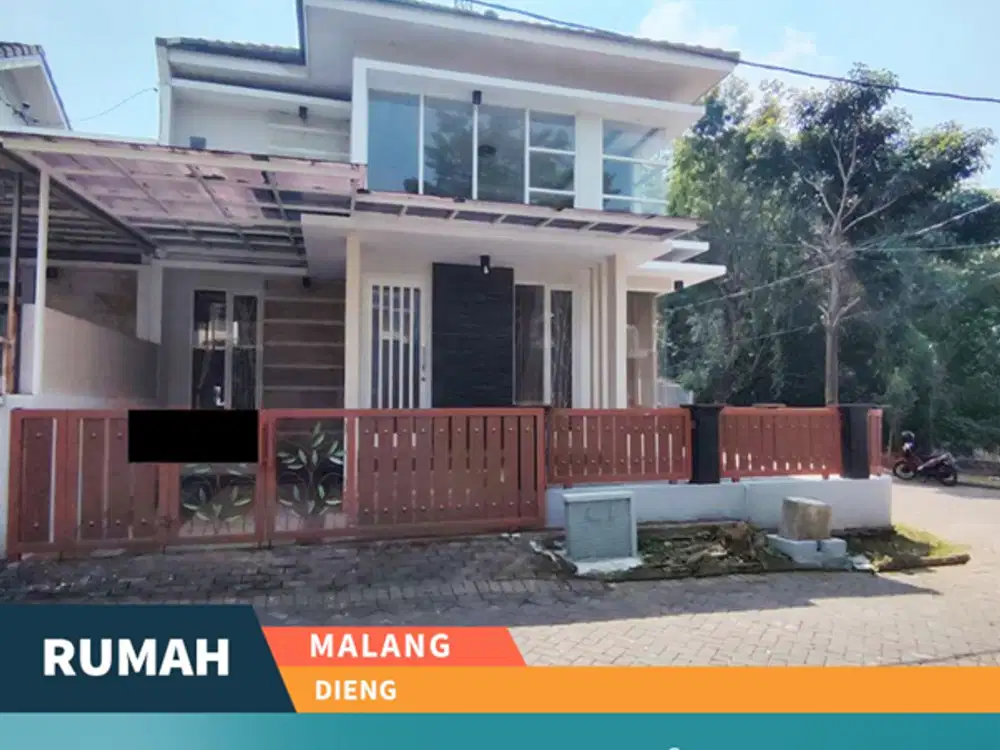 Dijual Rumah posisi hook Full furnish Perumahan Dieng Malang