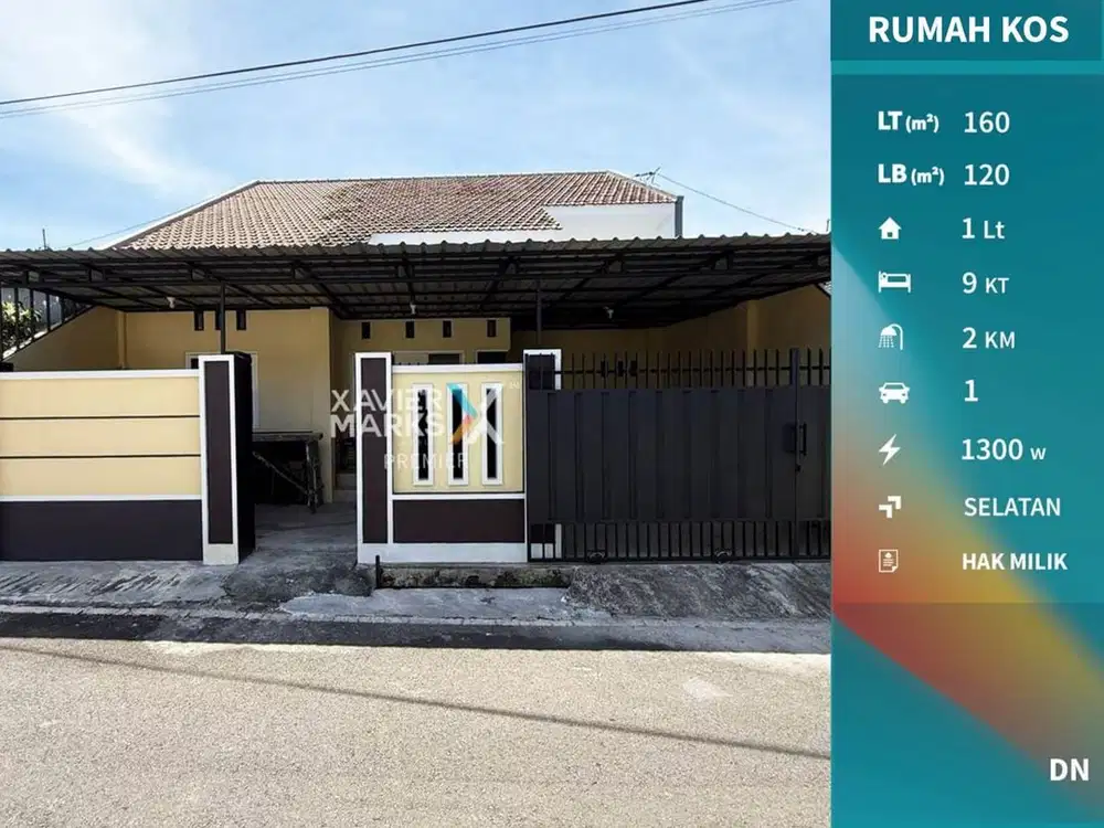 Dijual Rumah Kos Bersih Terawat di Karanglo Indah Malang