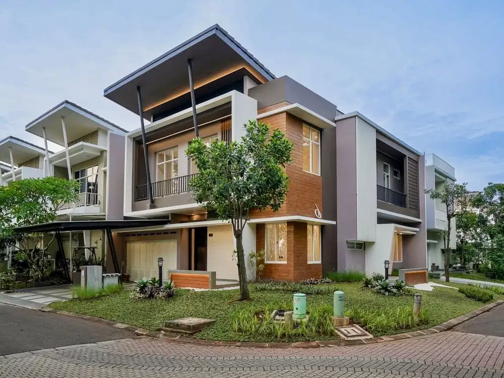 Rumah Mewah Huk Selatan Timur di Cluster Grisea The Spring Summarecon