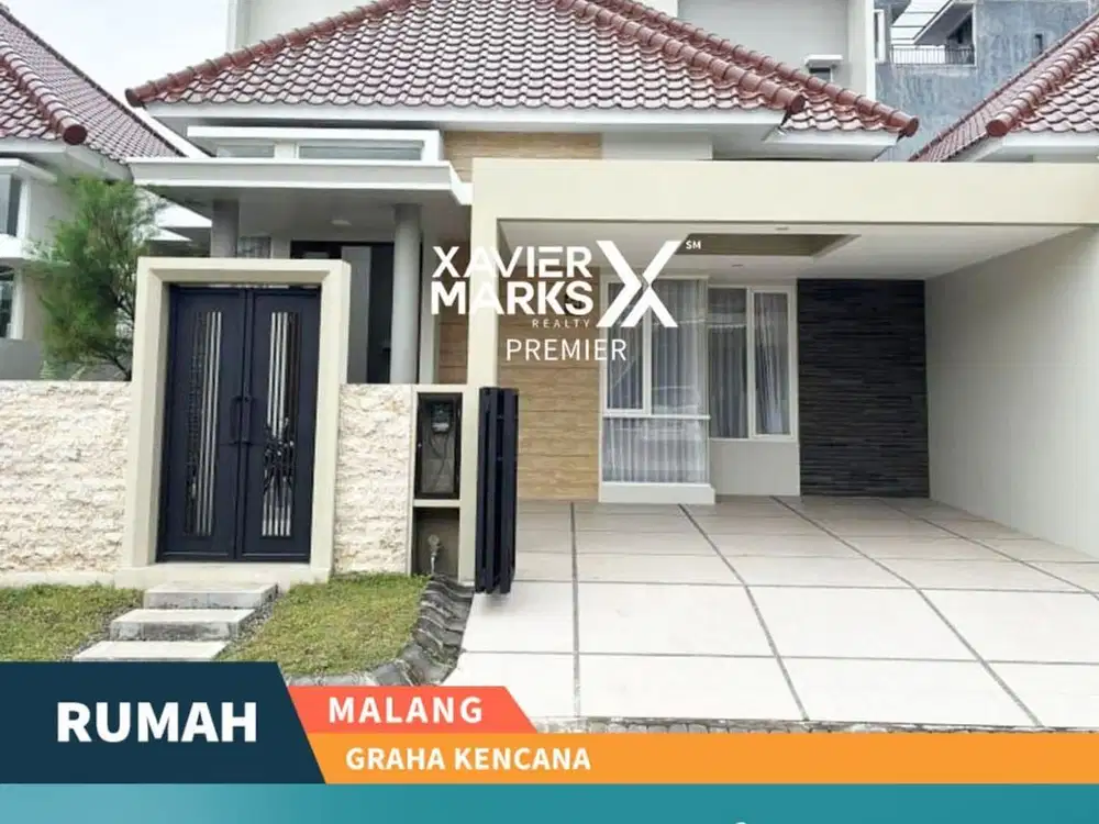 Dijual Rumah Semi Furnish Minimalis di Graha Kencana Malang