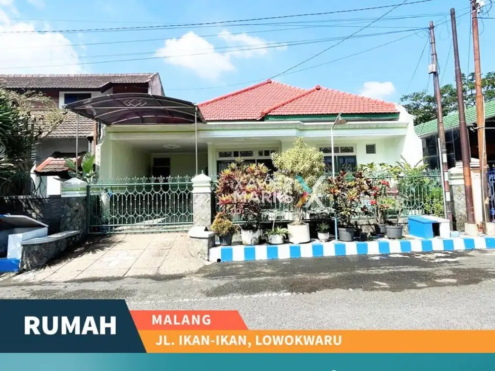 Dijual Rumah Terawat Selangkah ke UB di Lowokwaru Malang