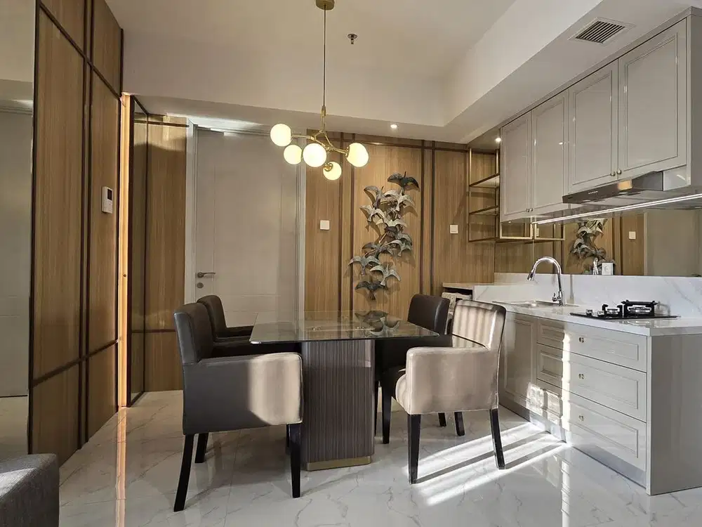 Apartemen La Viz 2 BR full furnish elektronik mewah di pakuwon Mall