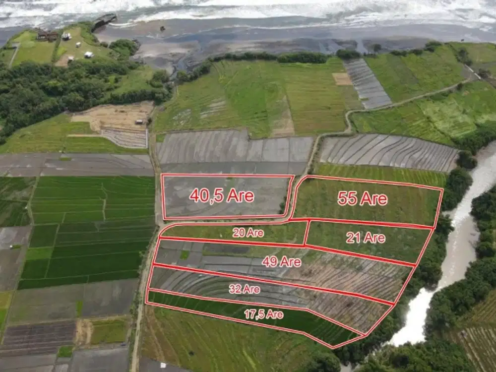 land for lease near beach at Bali tabanan  area