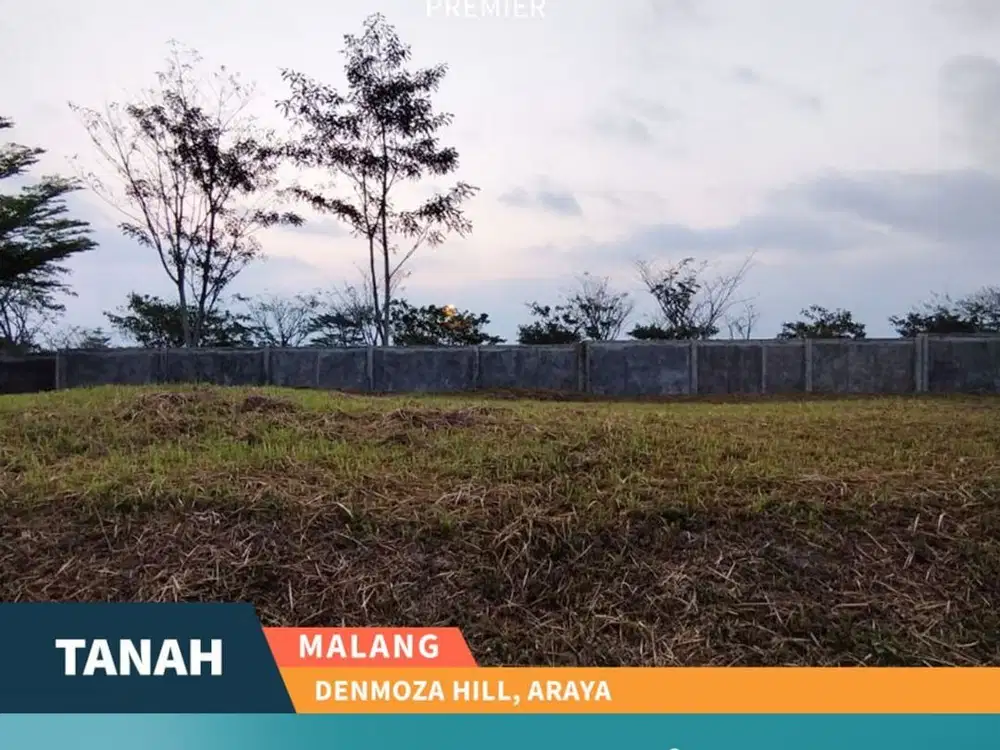 Jarang Ada Dijual Tanah Siap Bangun di Denmoza Hill Araya, Malang