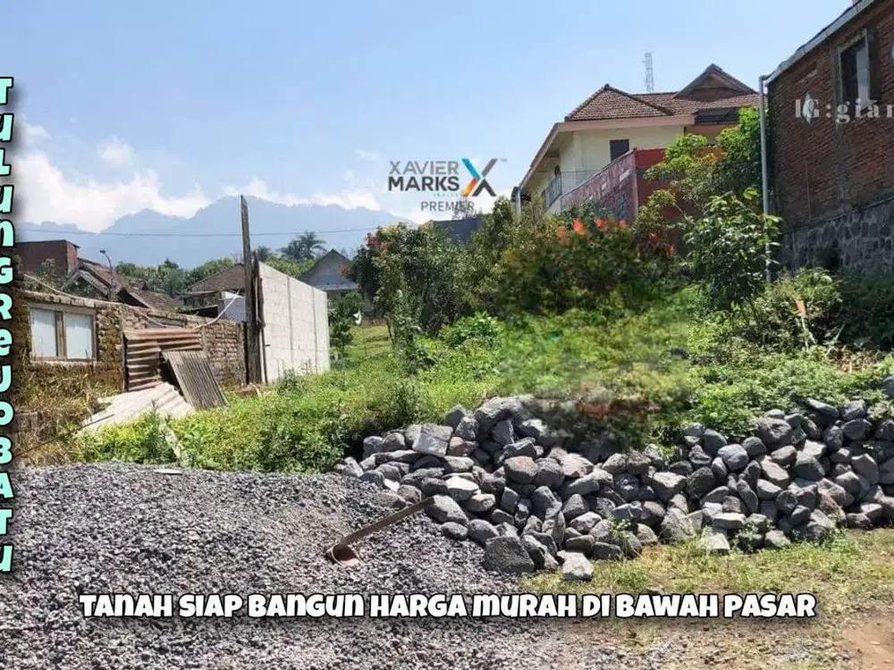 Tanah Di sekitar Rumah rumah Dijual Murah di Tulungrejo Batu Malang
