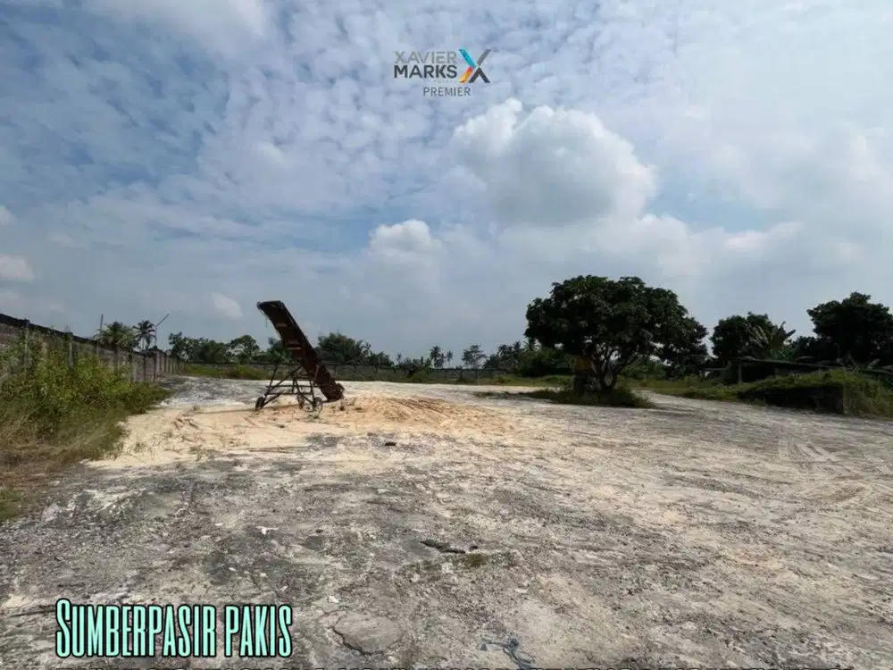 Tanah strategis akses kontainer cocok buat gudang di Sumberpasir Pakis