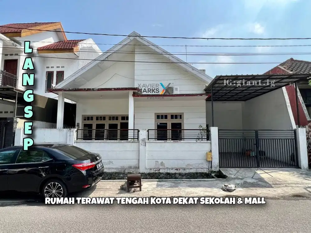 Rumah Dekat Sekolah di Langsep, Klojen Malang