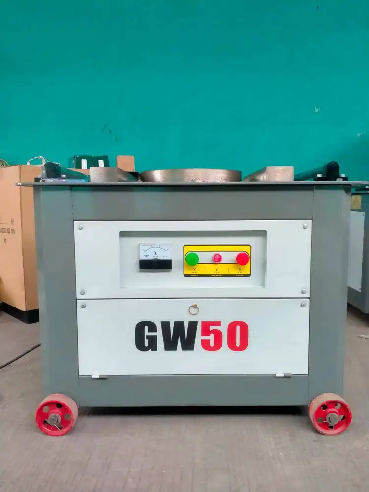 Mesin Bar Bending Besi Gw 50 Kowloon Pembengkok Besi 50 mm