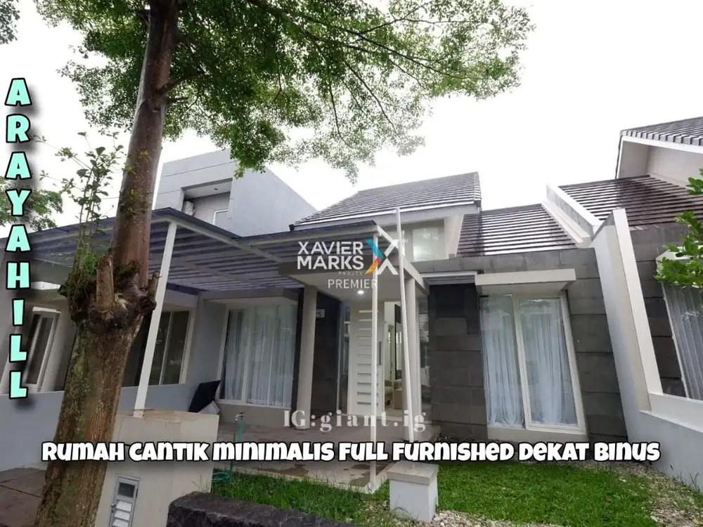 Rumah Minimalis Modern dekat Binus di Araya Malang