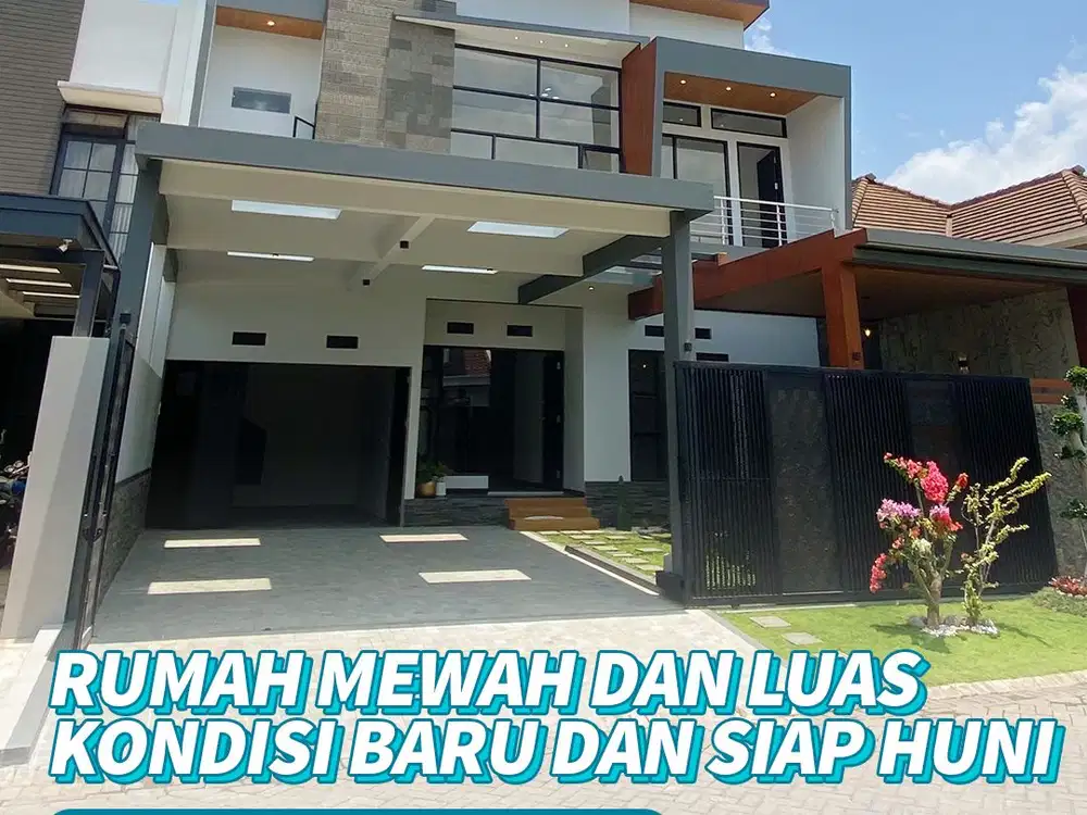 Rumah Baru Modern di Araya Golf Blimbing Malang