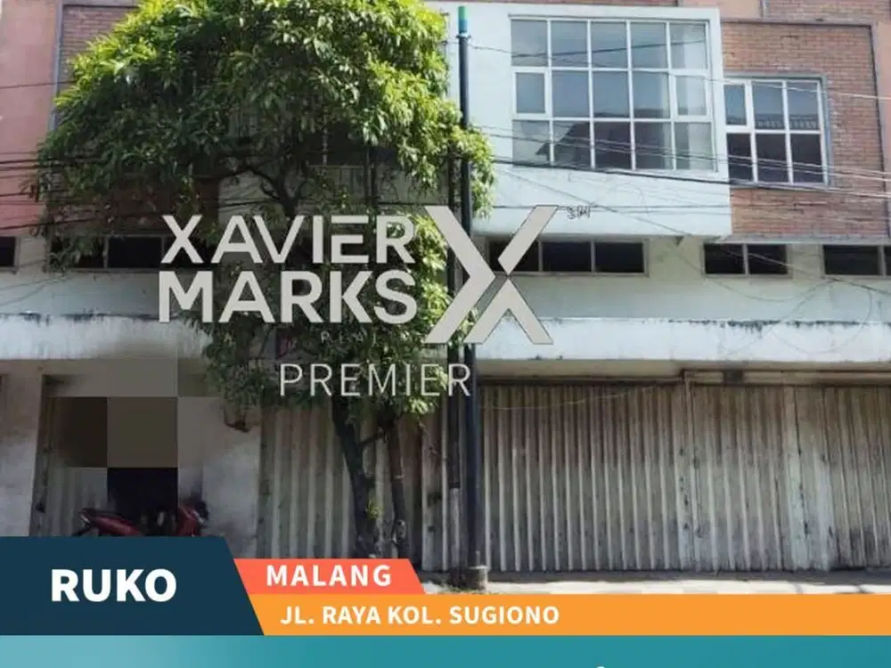 Dijual Ruko 3 Lantai Poros Jalan Kolonel Sugiono Malang