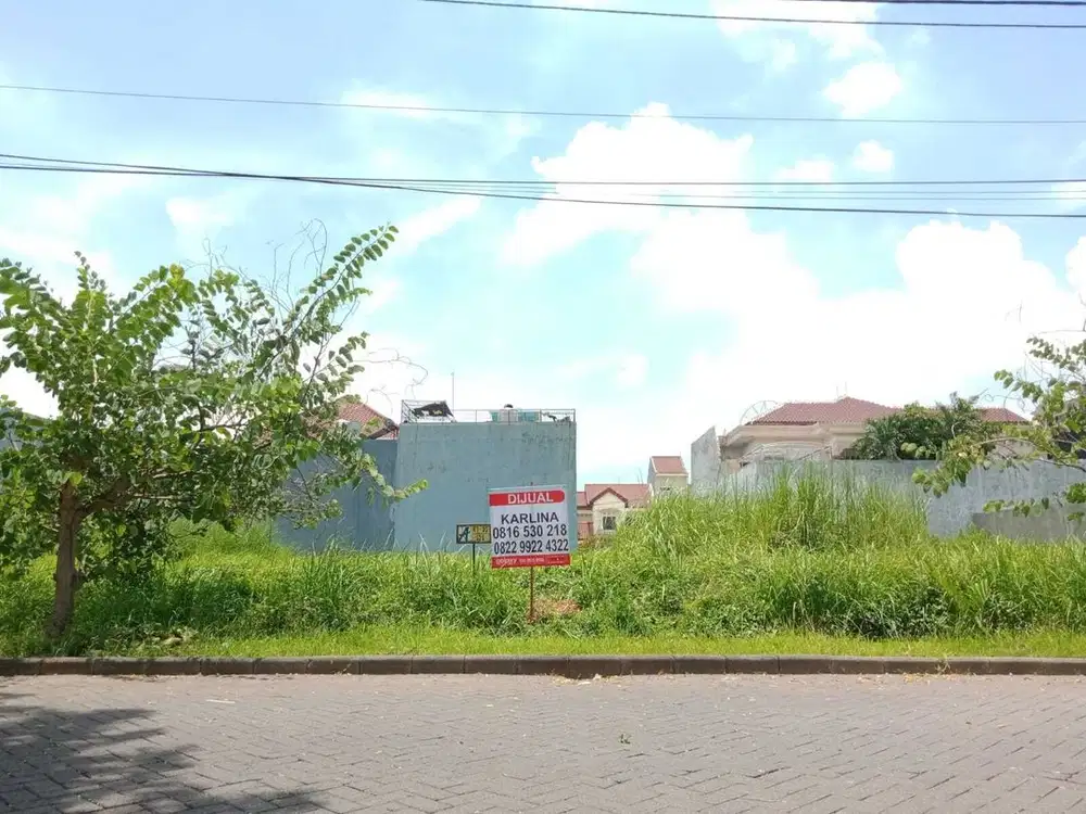 TANAH Nol Jalan Boulevard ARAYA Surabaya Timur (code : KRLGK)