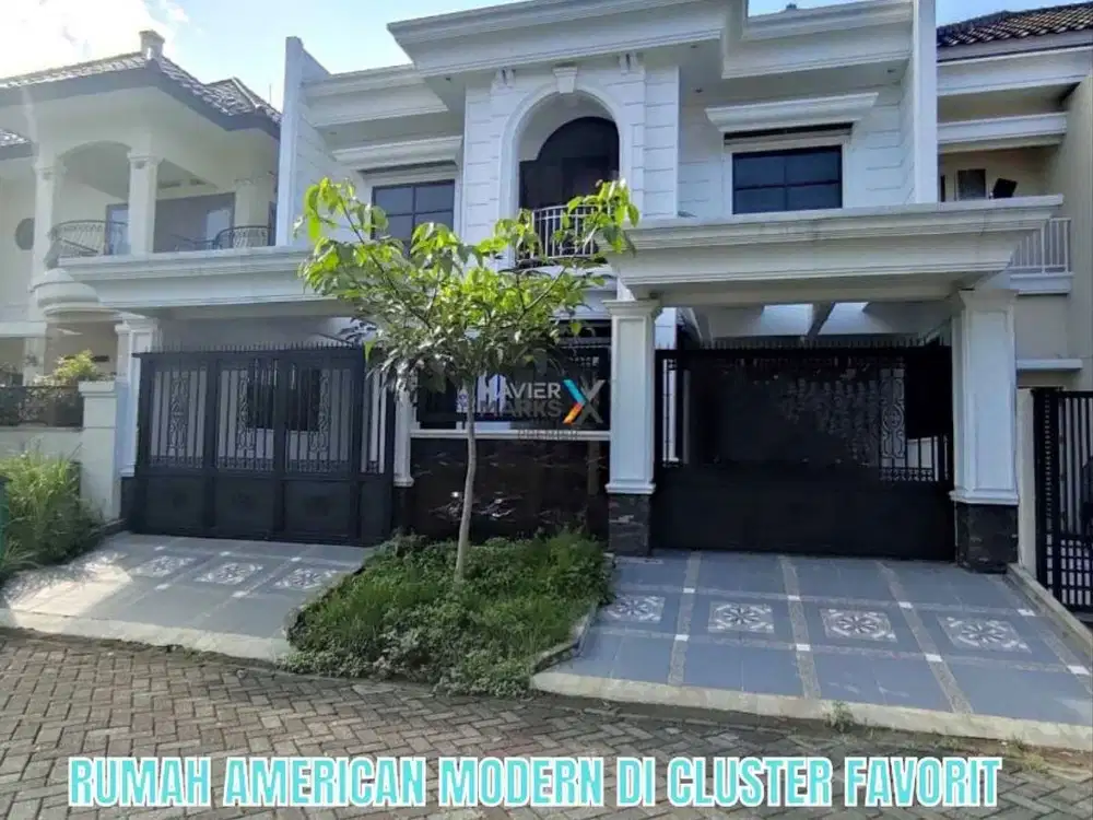 Rumah American modern di Araya Golf Malang